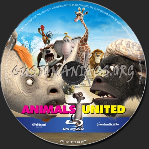 Animals United blu-ray label