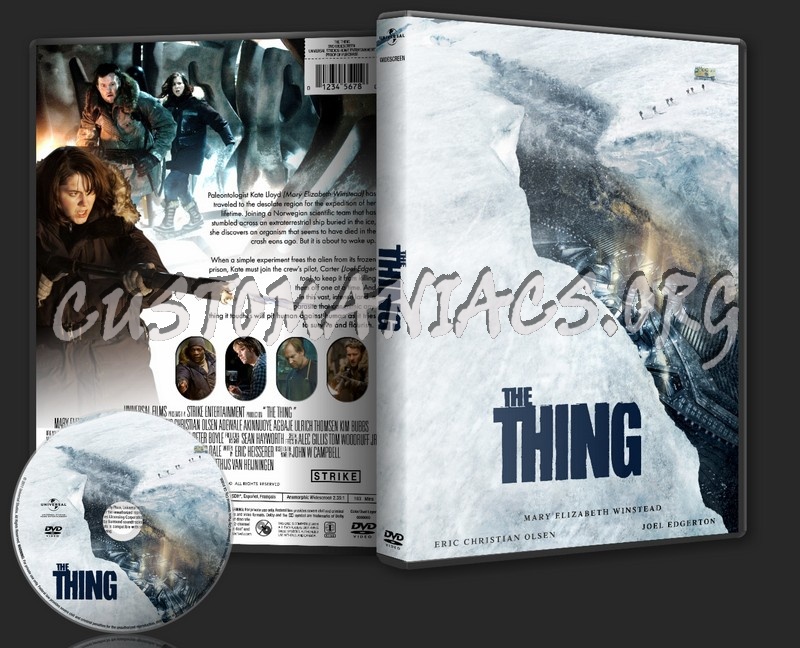 The Thing : 2011 dvd cover