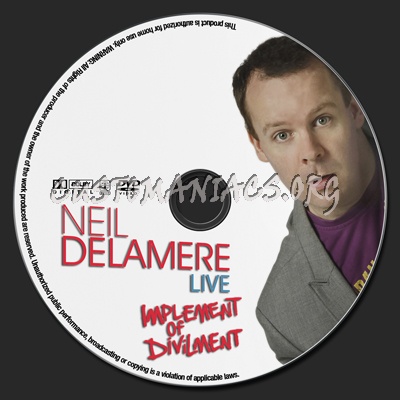 Neil Delamere Implement Of Divilment dvd label