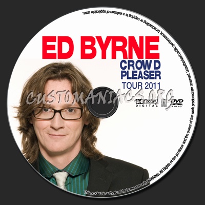 Ed Byrne - Crowd Pleaser dvd label