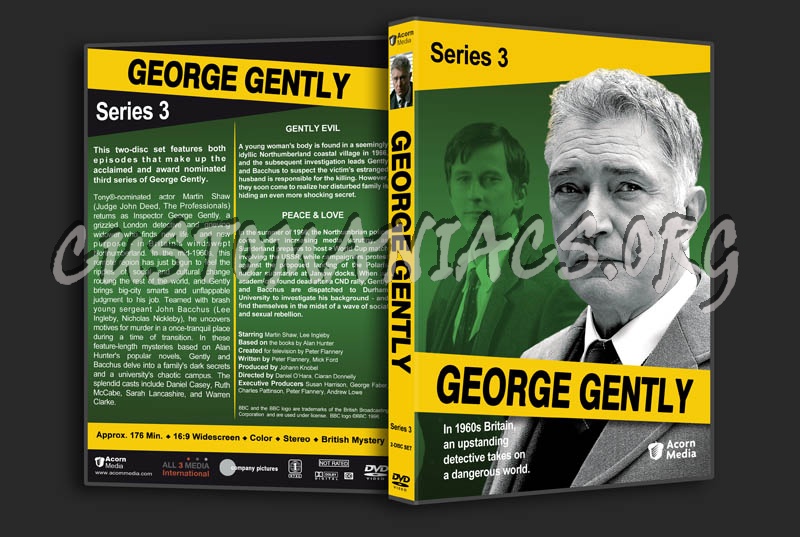 George Gently: Series 1-3 dvd cover