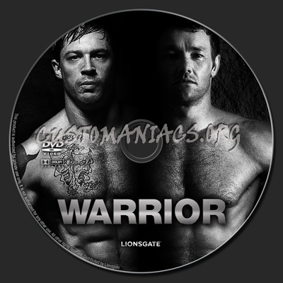 Warrior dvd label