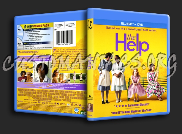 The Help blu-ray cover