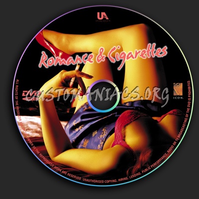 Romance and Cigarettes dvd label