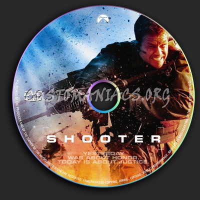 Shooter dvd label