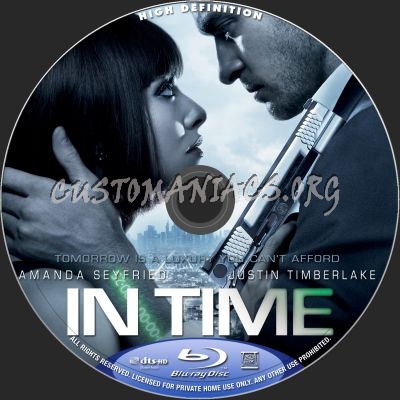 In Time blu-ray label