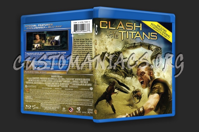 Clash of the Titans blu-ray cover