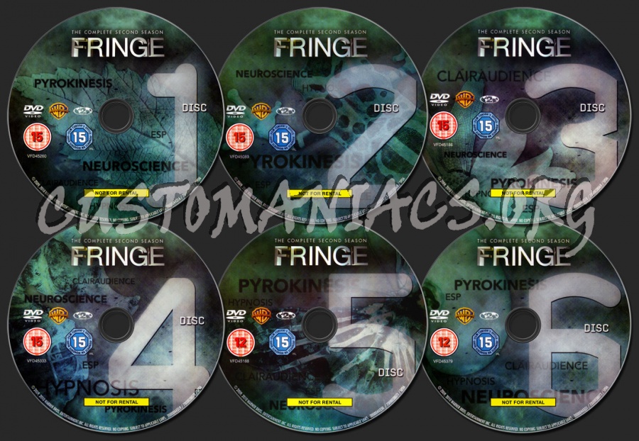 Fringe Season 2 dvd label