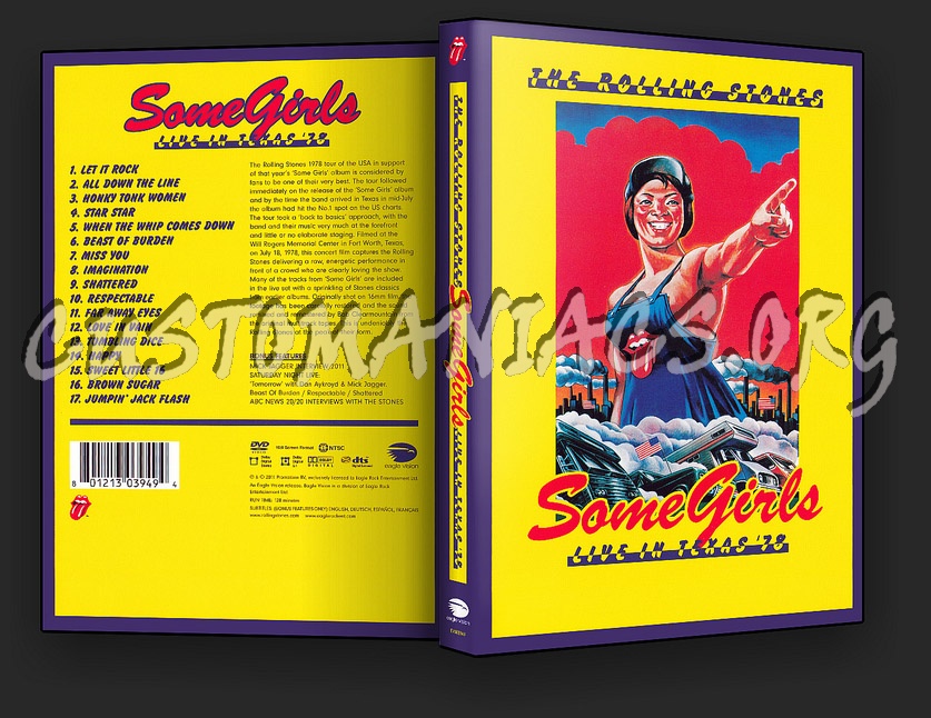 The Rolling Stones: Some Girls - Live in Texas '78 dvd cover