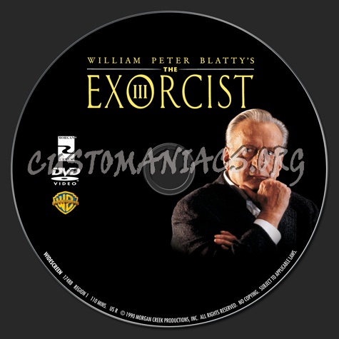 The Exorcist 3 dvd label