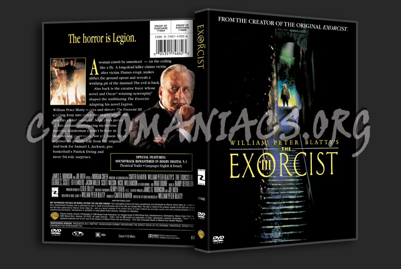 The Exorcist 3 dvd cover