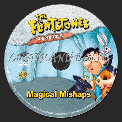 The Flintstones Magical Mishaps dvd label