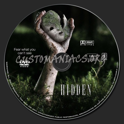 Hidden (AKA Skjult) dvd label