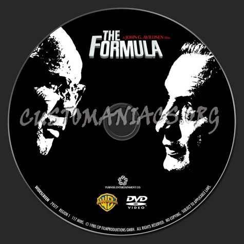 The Formula dvd label - DVD Covers & Labels by Customaniacs, id: 153221 ...