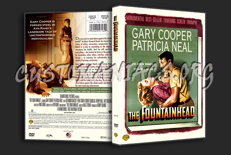 The Fountainhead dvd cover