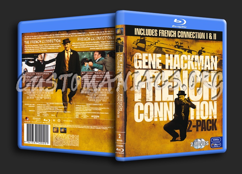 The French Connection / French Connection 2 blu-ray cover
