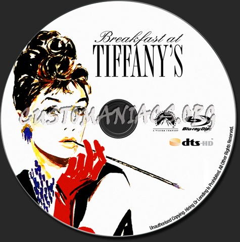 Breakfast at Tiffany's blu-ray label