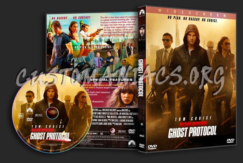 Mission: Impossible - Ghost Protocol dvd cover