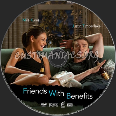 Friends With Benefits dvd label