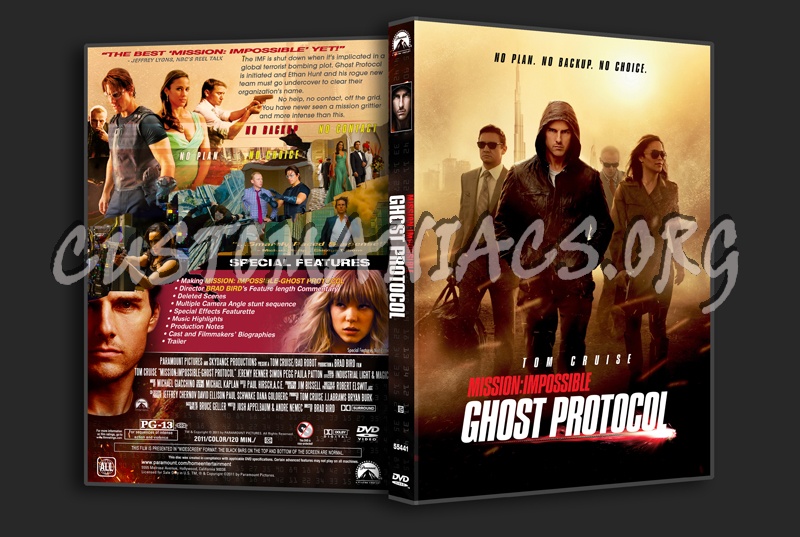 Mission: Impossible - Ghost Protocol dvd cover