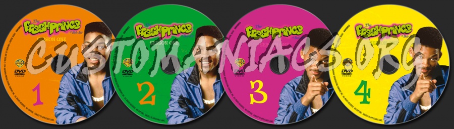 The Fresh Prince of Bel-Air Season 1 dvd label