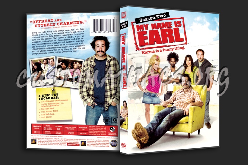 My Name is Earl Season 2 dvd cover