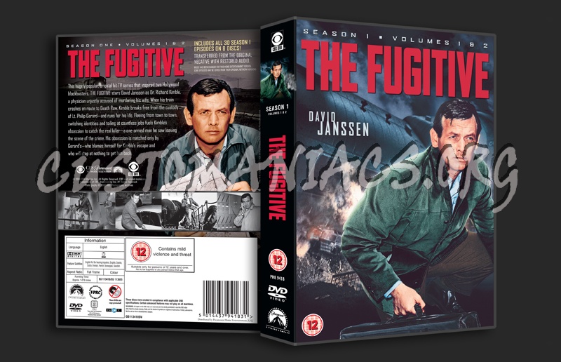The Fugitive Season 1 dvd cover
