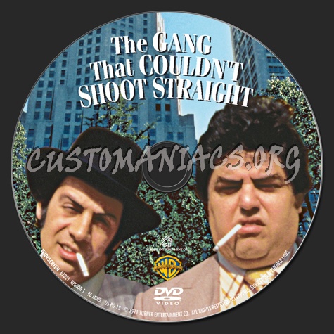The Gang That Couldn't Shoot Straight dvd label