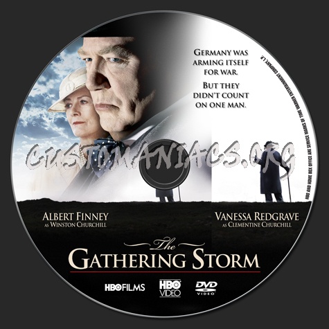 The Gathering Storm dvd label