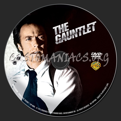 The Gauntlet dvd label