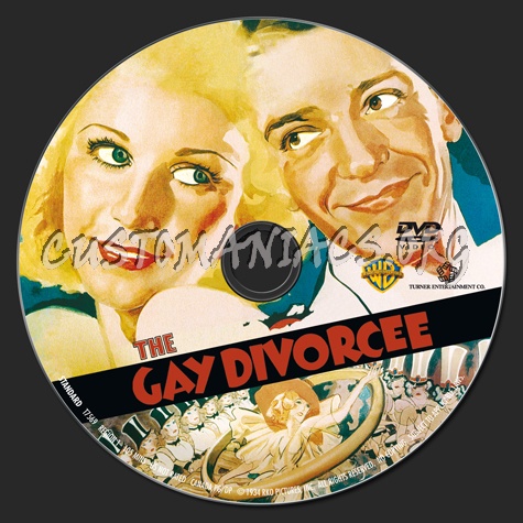 The Gay Divorcee dvd label
