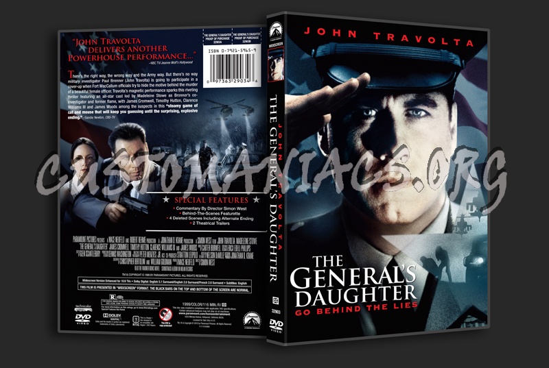 The General's Daughter dvd cover