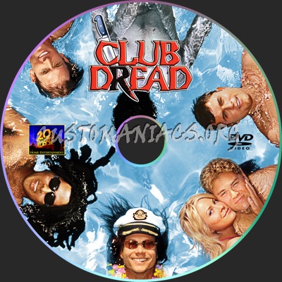 Club Dread dvd label