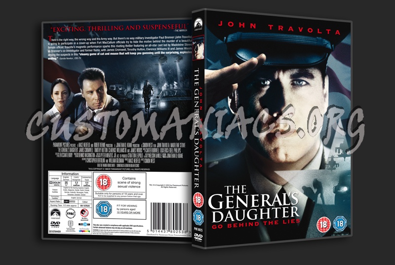 The General's Daughter dvd cover