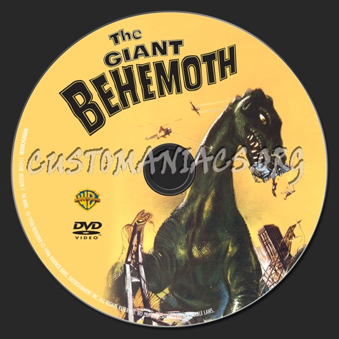 The Giant Behemoth dvd label