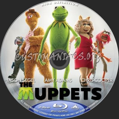 The Muppets blu-ray label