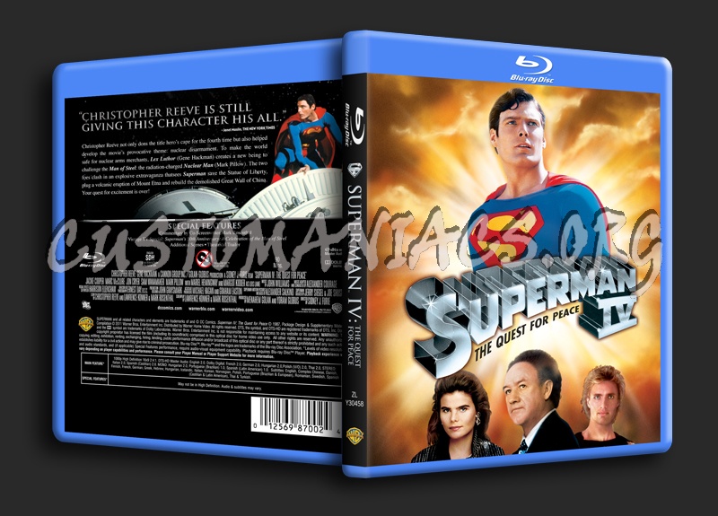 Superman IV blu-ray cover