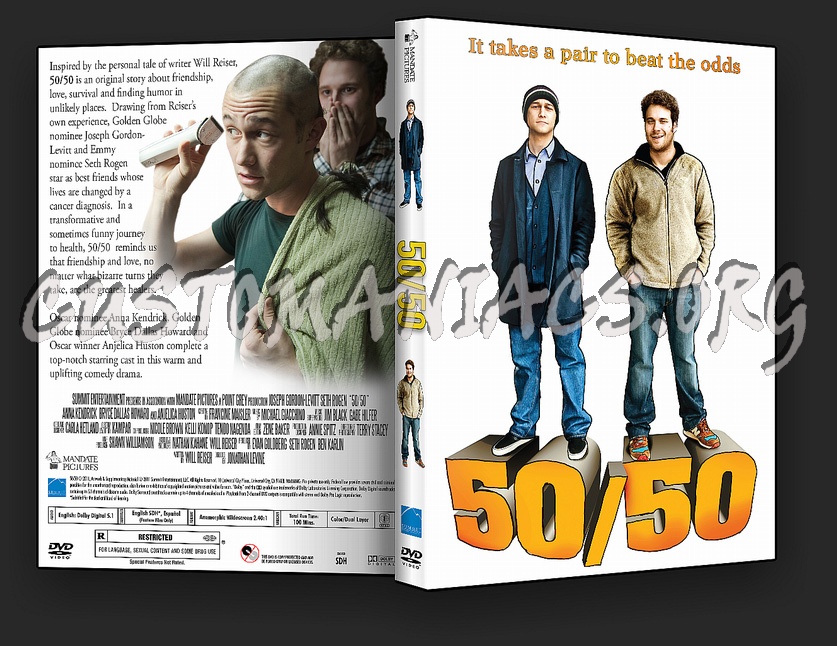 50/50 dvd cover