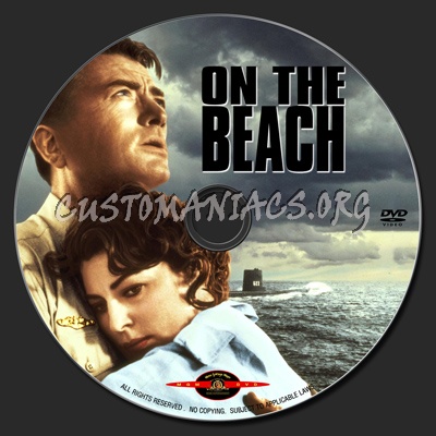 On The Beach (1959) dvd label