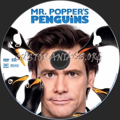 Mr. Popper's Penguins dvd label