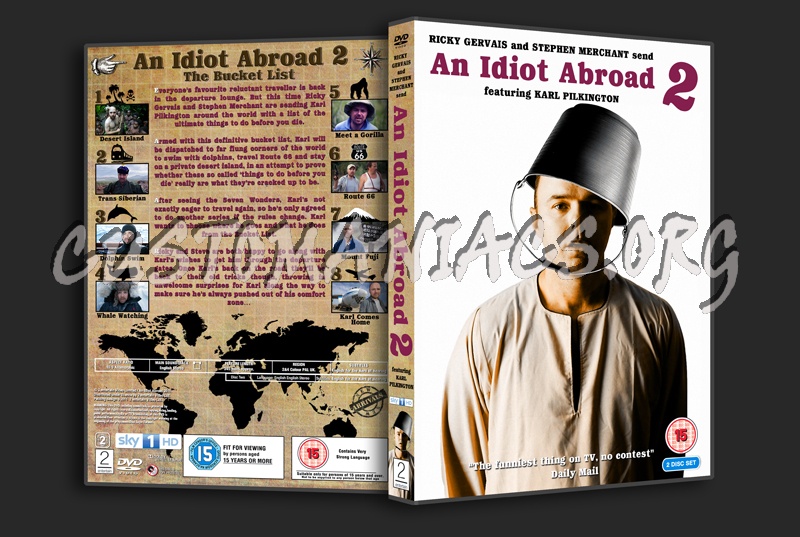 An Idiot Abroad - Season 2 dvd cover