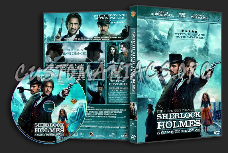 Sherlock Holmes: A Game of Shadows dvd cover
