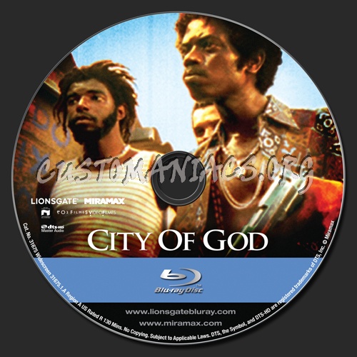 City of God blu-ray label