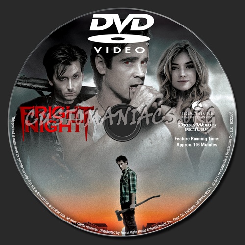 Fright Night dvd label