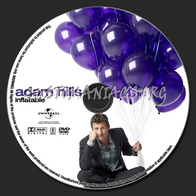Adam Hills Inflatable dvd label
