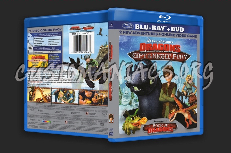 Dragons Gift of the Night Fury blu-ray cover