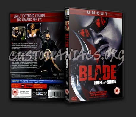 Blade: House of Chthon dvd cover