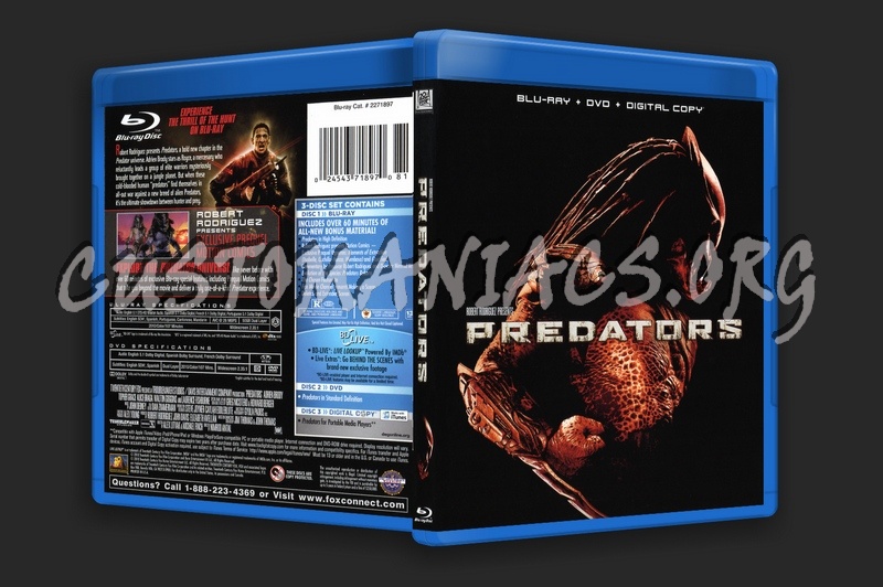 Predators blu-ray cover