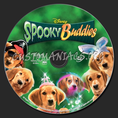 Spooky Buddies dvd label