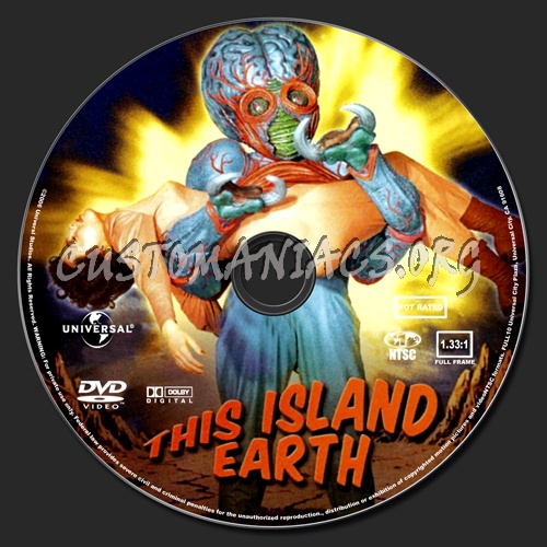 This Island Earth dvd label